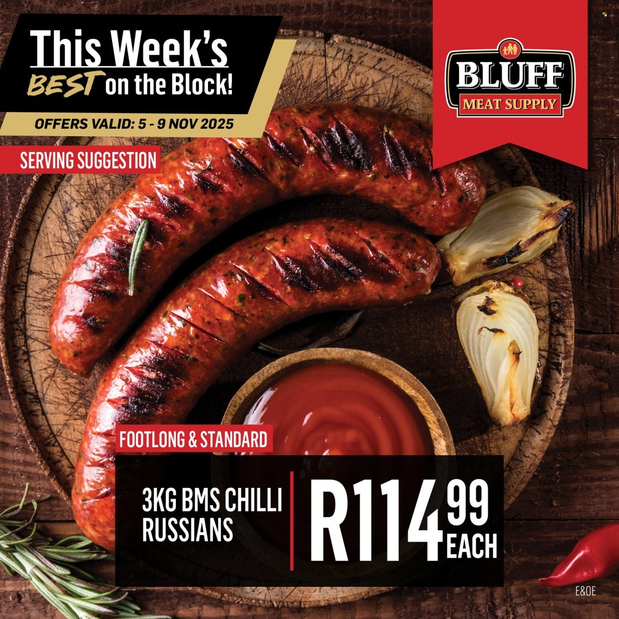 BLUFF MEAT SUPPLY specials - From Wednesday 5 Nov 2025 (2025-11-05 - 2025-11-09) | 7