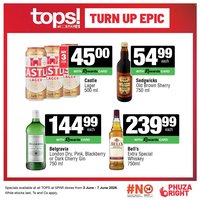 TOPS AT SPAR specials - Turn Up Epic