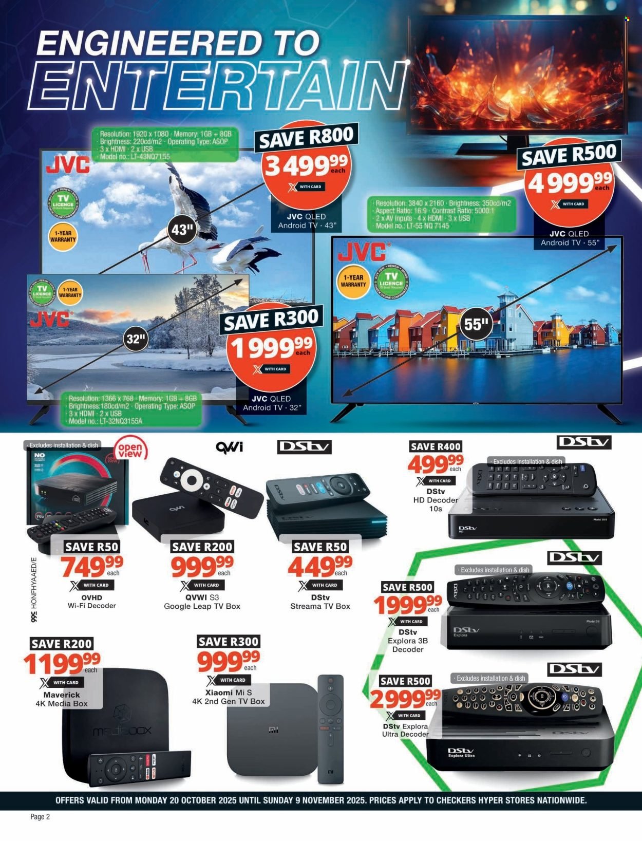 CHECKERS specials - Tech X October Promotion (2025-10-20 - 2025-11-09) | 2