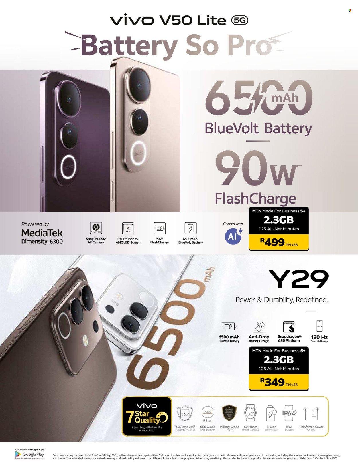 MTN specials - From Tuesday 7 Oct 2025 (2025-10-07 - 2025-11-06) | 8