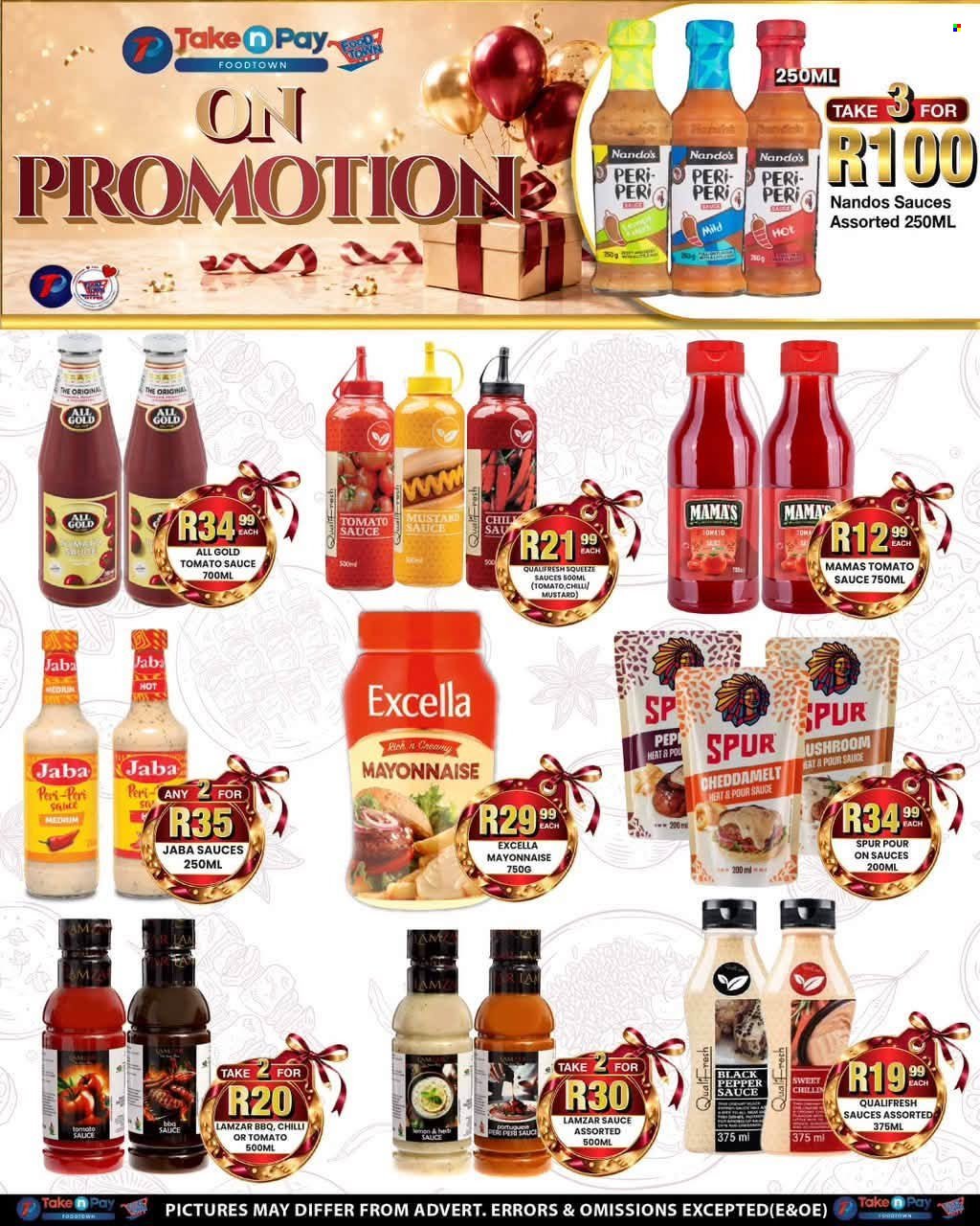 TAKE N PAY specials - From Monday 24 Aug 2026