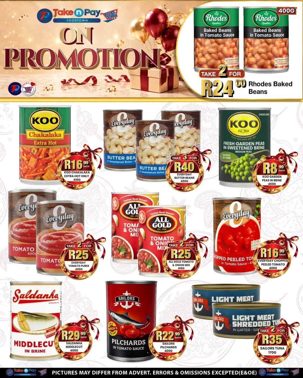 TAKE N PAY specials - From Monday 24 Aug 2026