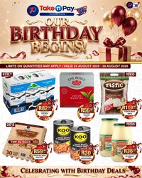 TAKE N PAY specials - From Monday 24 Aug 2026