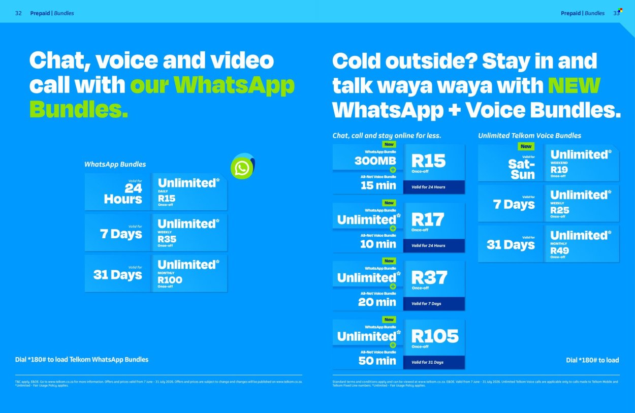 TELKOM specials - From Sunday 7 Jun 2026