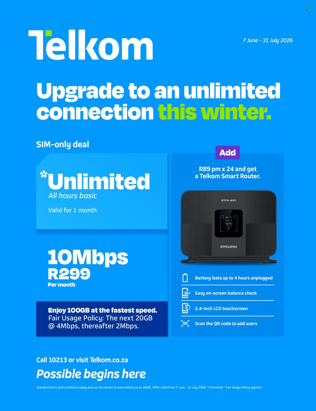 TELKOM specials - From Sunday 7 Jun 2026