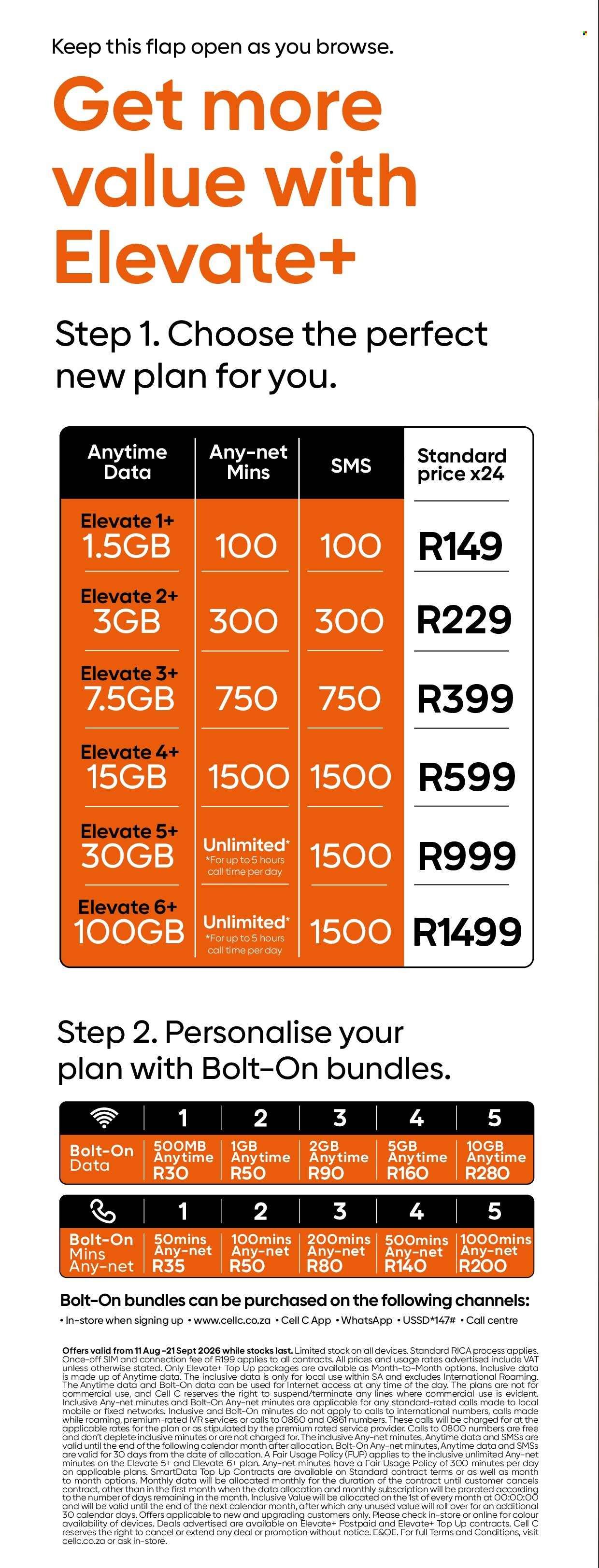 CELL C specials - The Connector Book