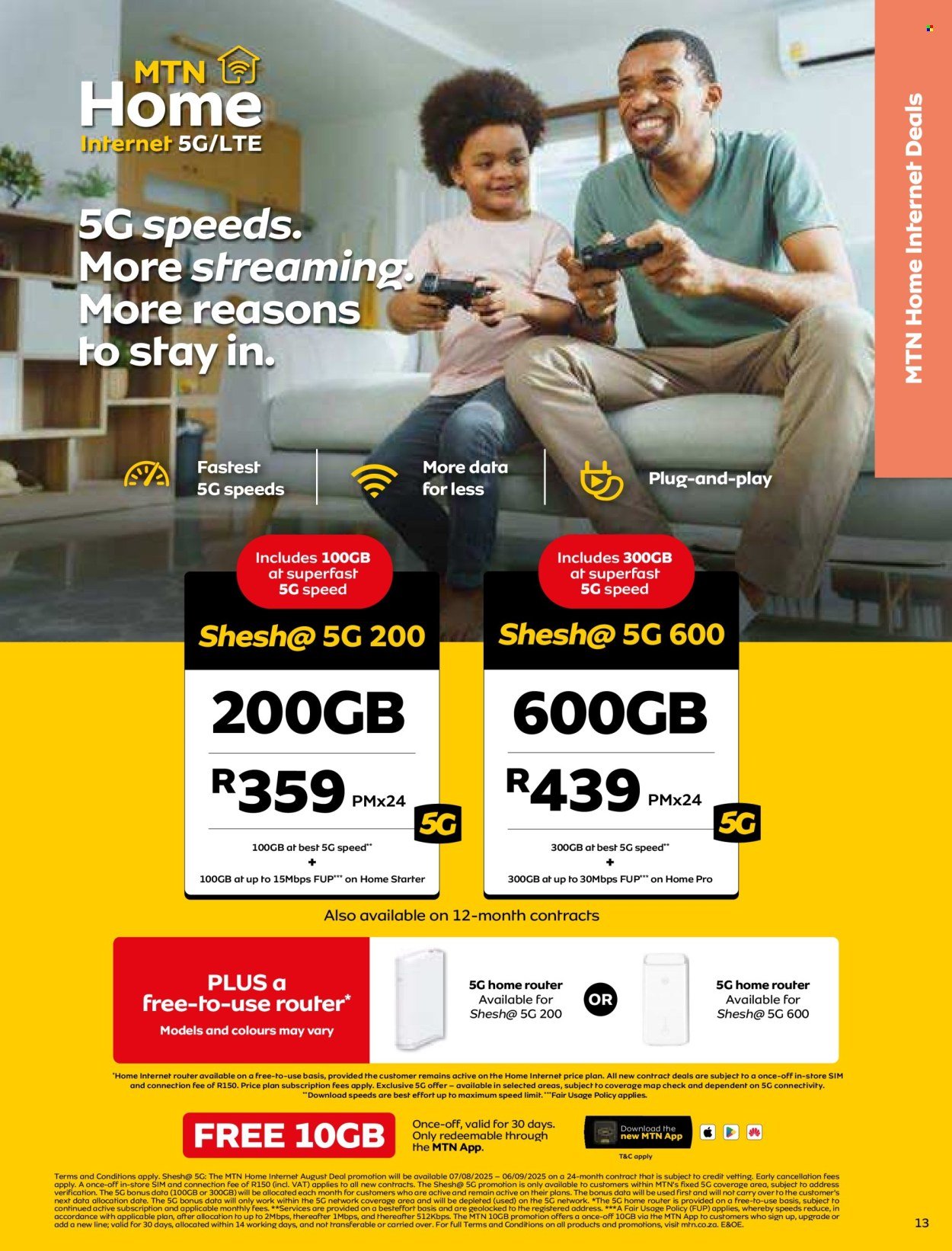 MTN specials - From Friday 7 Aug 2026