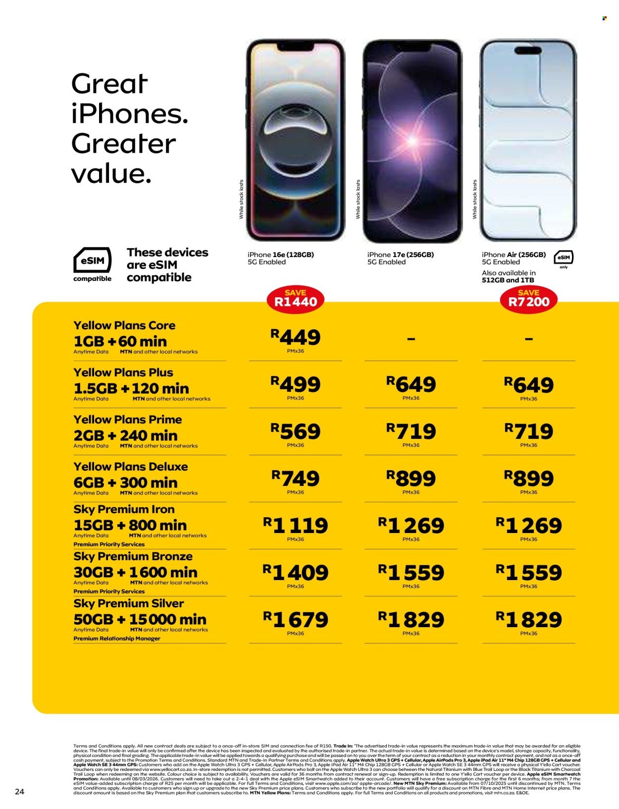 MTN specials - From Friday 7 Aug 2026