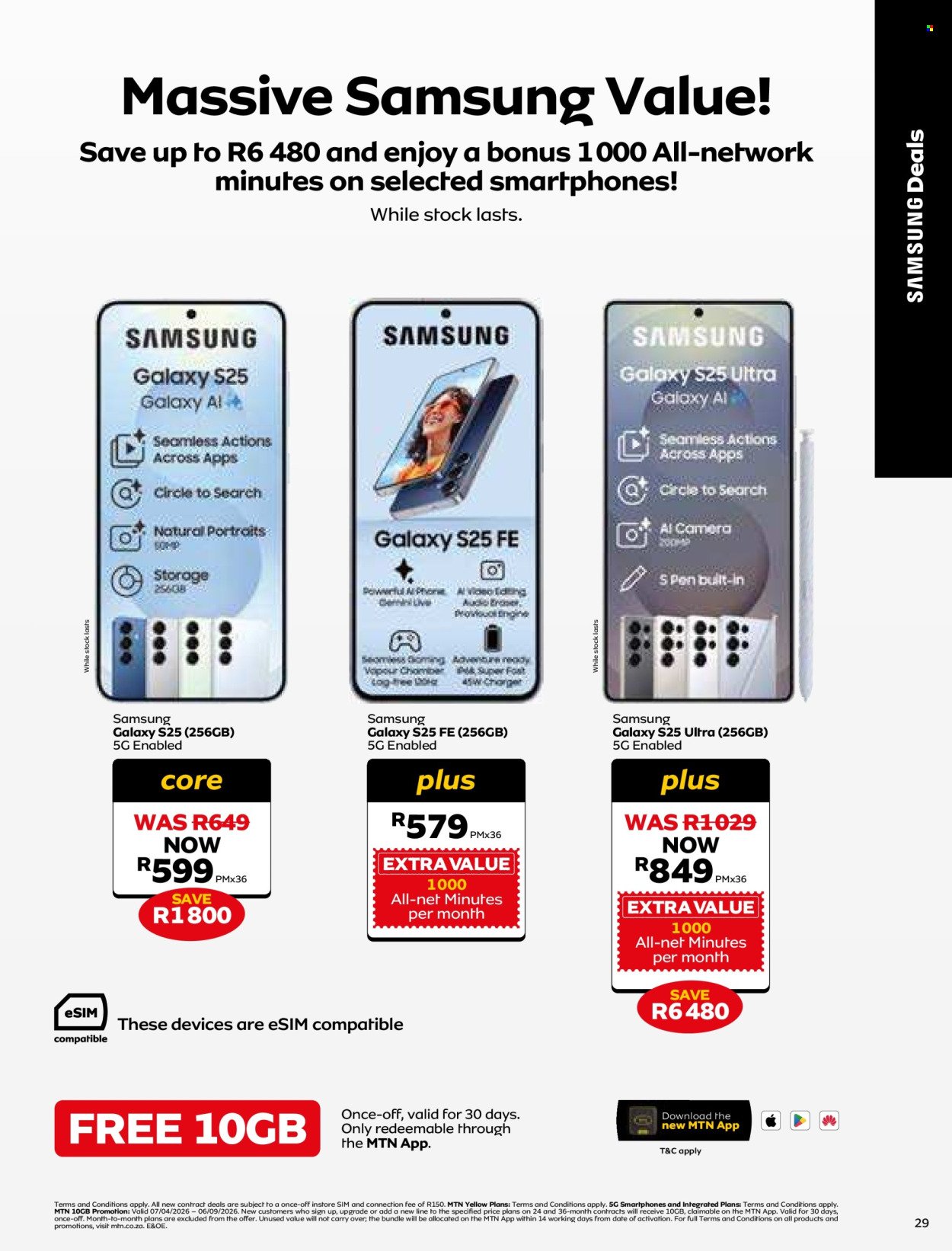 MTN specials - From Friday 7 Aug 2026