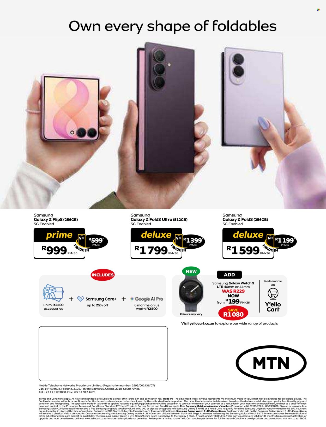 MTN specials - From Friday 7 Aug 2026