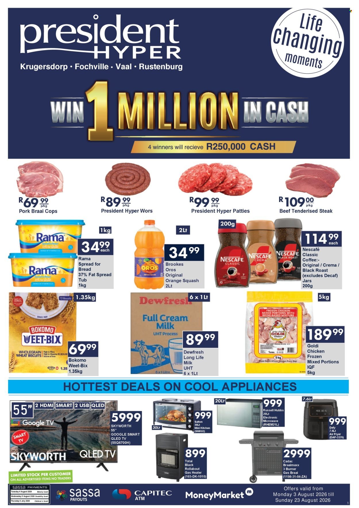PRESIDENT HYPER specials - Win Your Share of R1 Million!