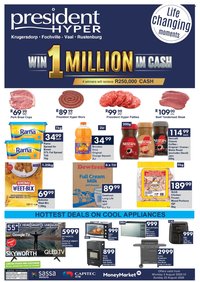PRESIDENT HYPER specials - Win Your Share of R1 Million!