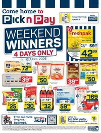 PICK N PAY specials - Weekend Specials (2026-04-09 - 2026-04-12)