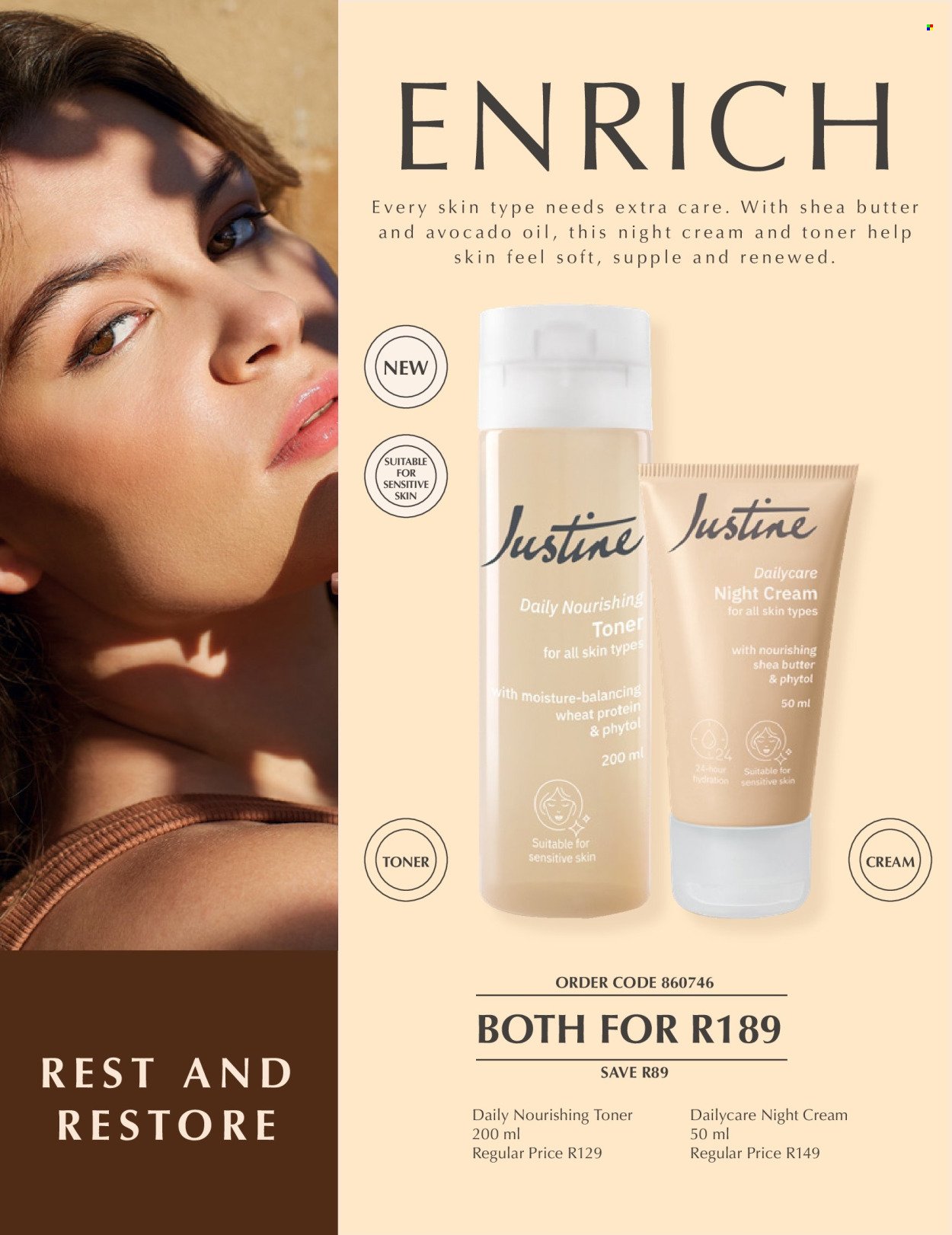 JUSTINE specials - SPRING DEALS