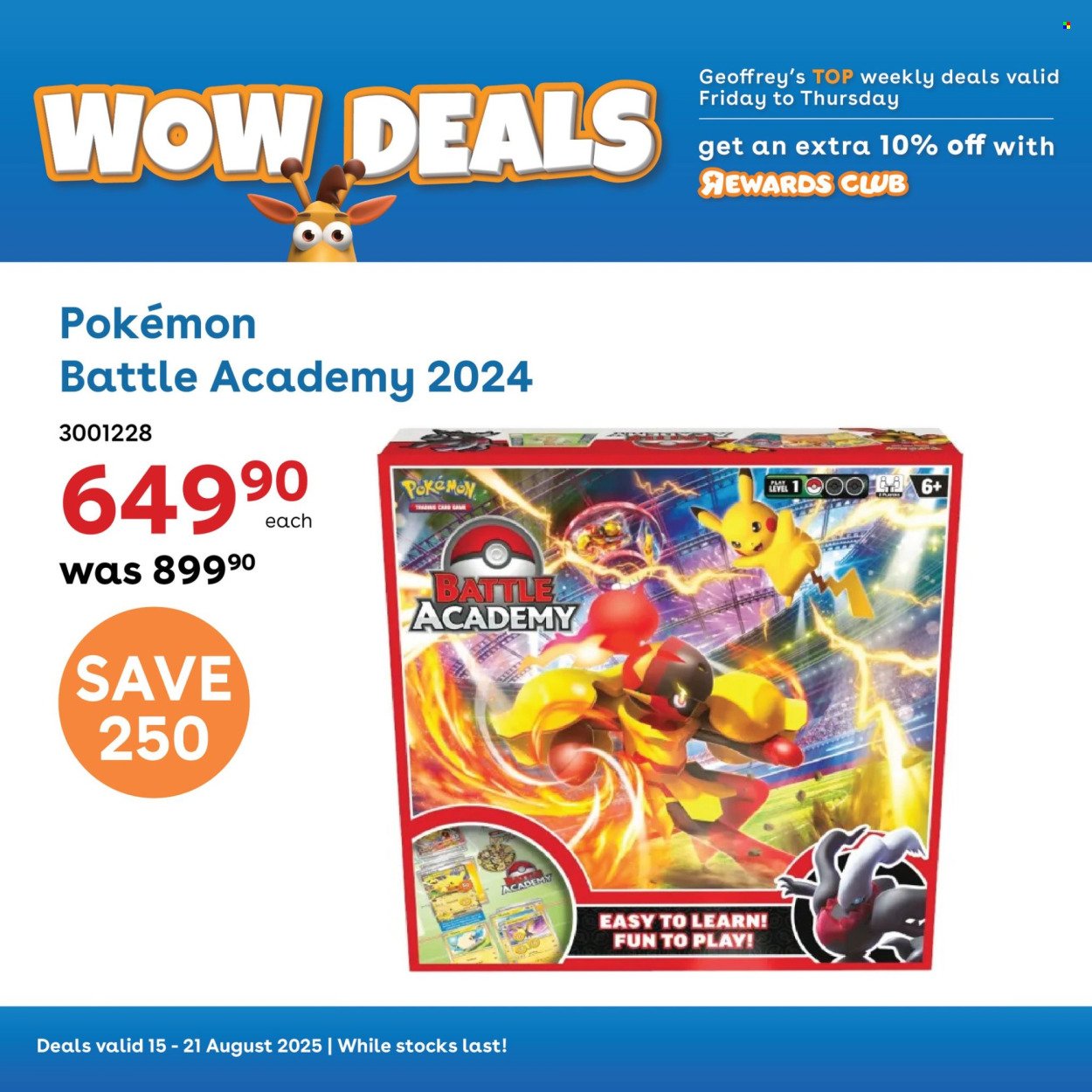 TOYS R US specials - From Friday 15 Aug 2025 (2025-08-15 - 2025-08-21) | 4