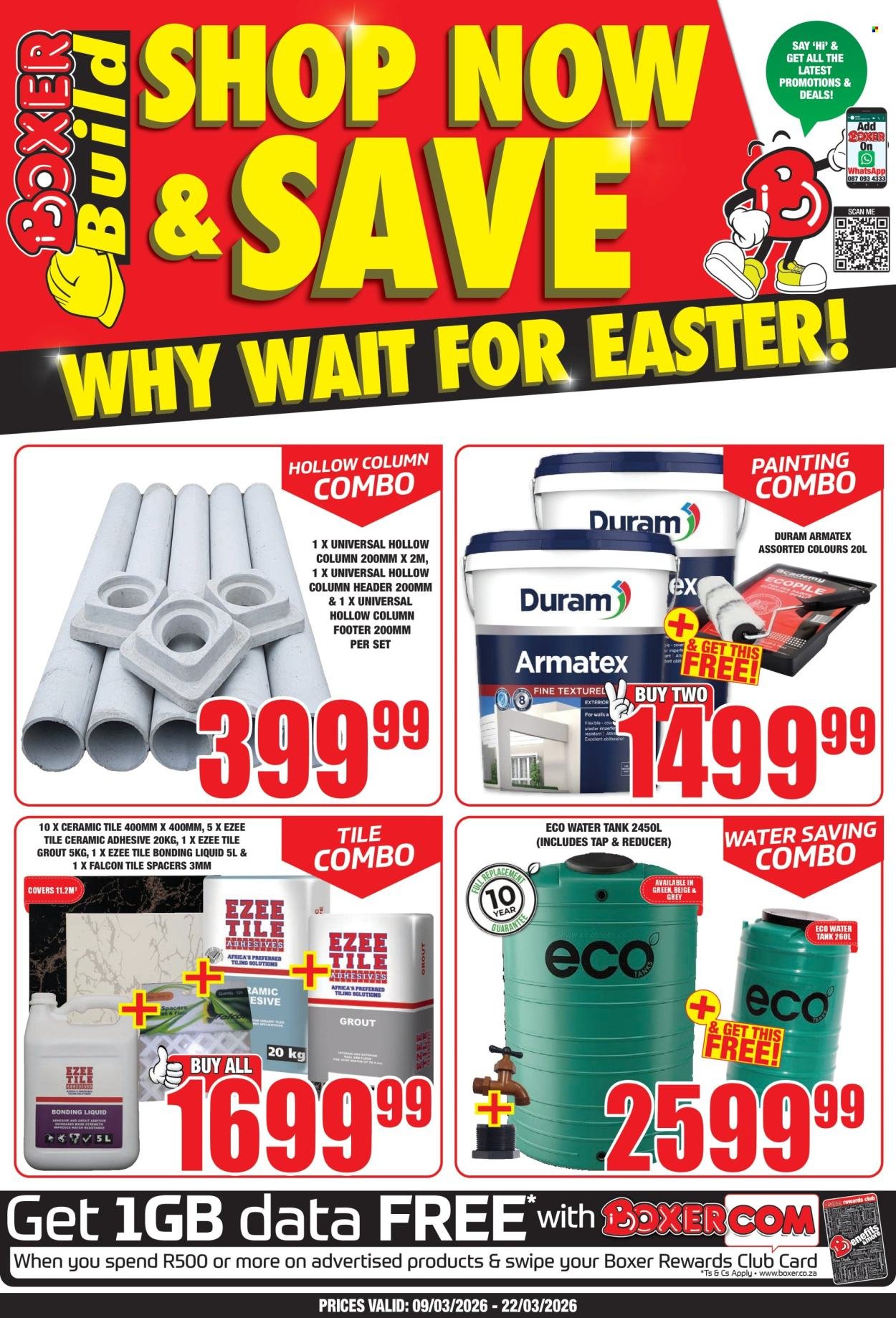 BOXER specials - EC Build March MM (2026-03-09 - 2026-03-22) | 1