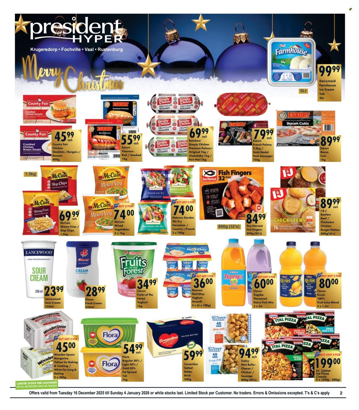 PRESIDENT HYPER specials - Christmas Sale (2025-12-16 - 2026-01-04) | 2