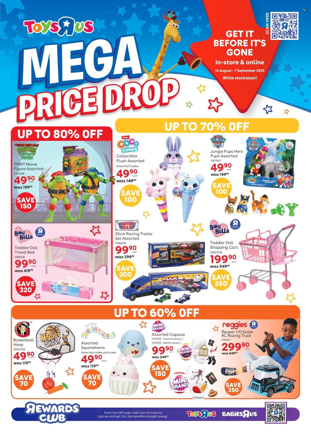 TOYS R US specials - From Thursday 14 Aug 2025 (2025-08-14 - 2025-09-07) | 1