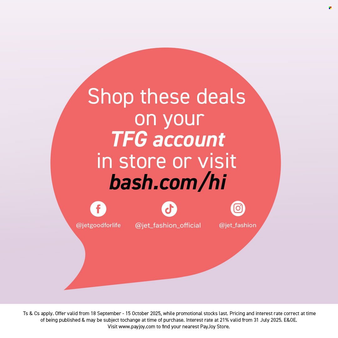 JET specials - Get the best deals at Jet today (2025-09-18 - 2025-10-15) | 6