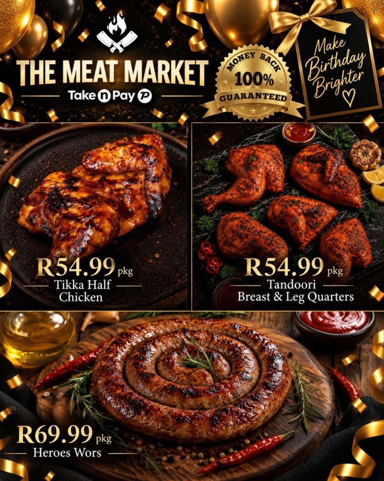 TAKE N PAY specials - From Tuesday 8 Sept 2026