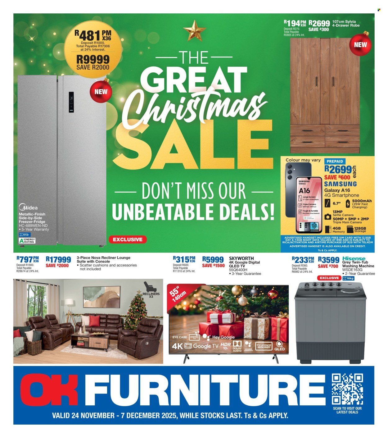 OK FURNITURE specials - From Monday 24 Nov 2025 (2025-11-24 - 2025-12-07) | 1