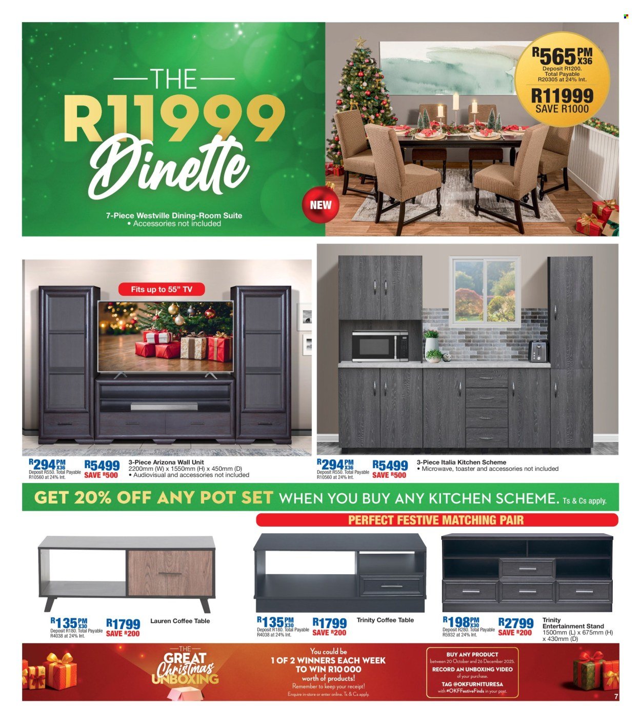OK FURNITURE specials - From Monday 24 Nov 2025 (2025-11-24 - 2025-12-07) | 7