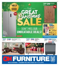 OK FURNITURE specials - From Monday 24 Nov 2025 (2025-11-24 - 2025-12-07)