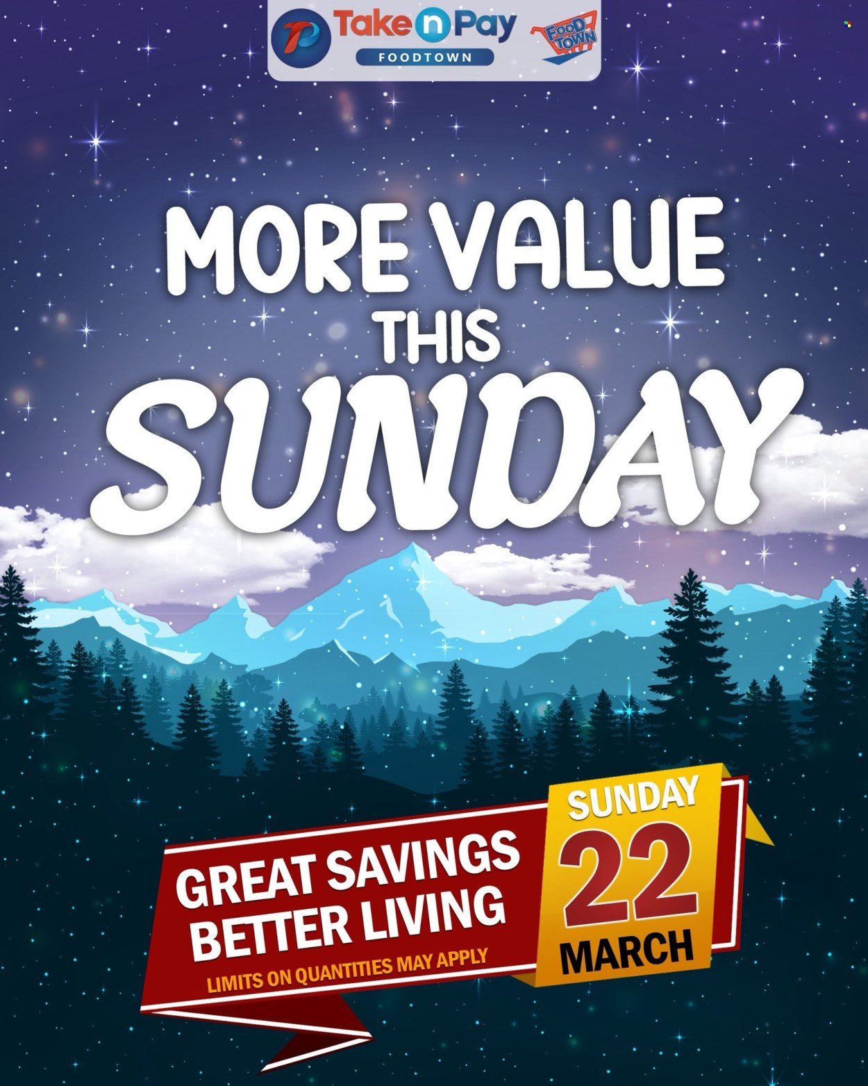 TAKE N PAY specials - From Sunday 22 Mar 2026 (2026-03-22 - 2026-03-22) | 1