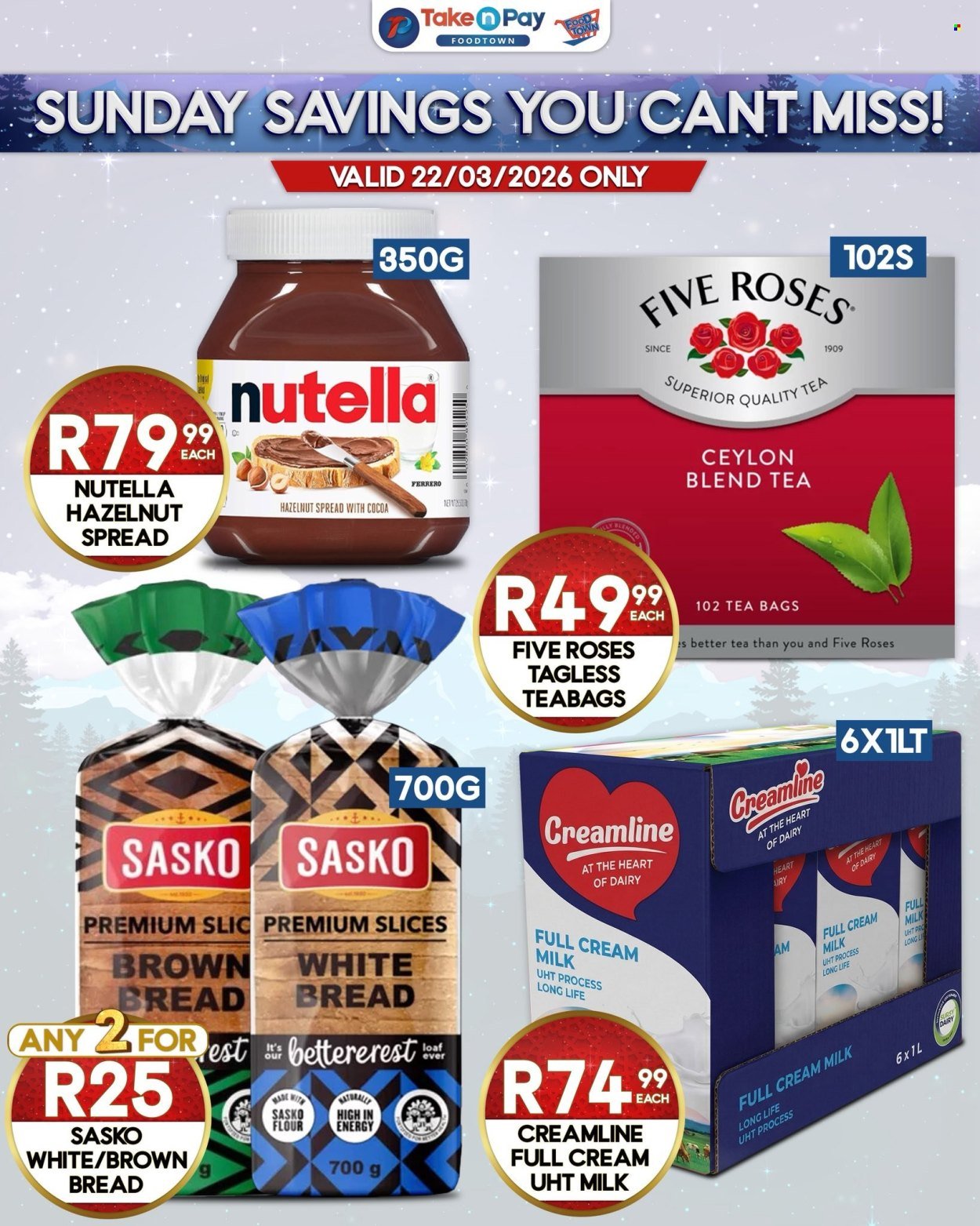 TAKE N PAY specials - From Sunday 22 Mar 2026 (2026-03-22 - 2026-03-22) | 2