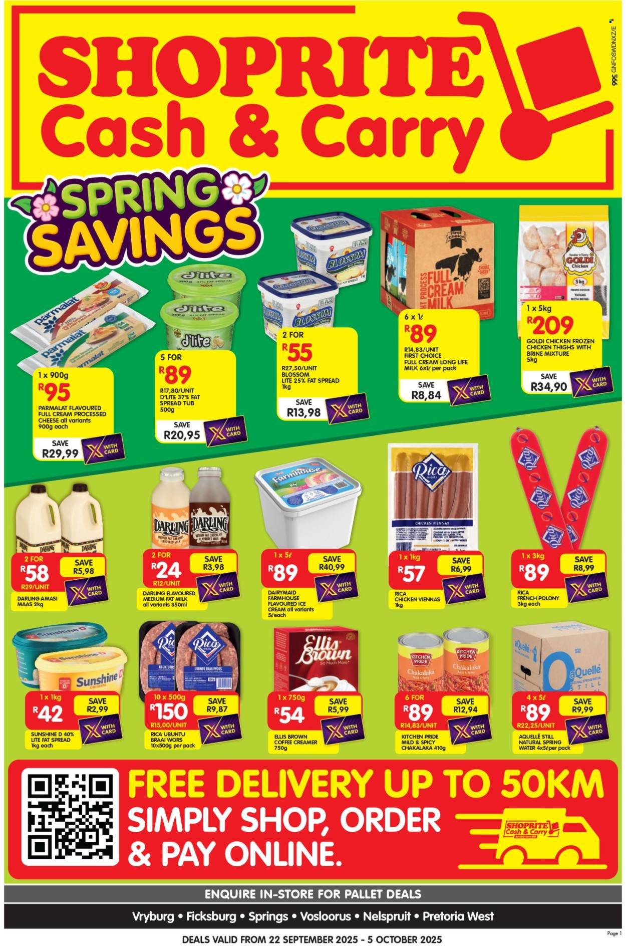 SHOPRITE specials - Cash & Carry Spring Savings Selected Stores (2025-09-22 - 2025-10-05) | 1