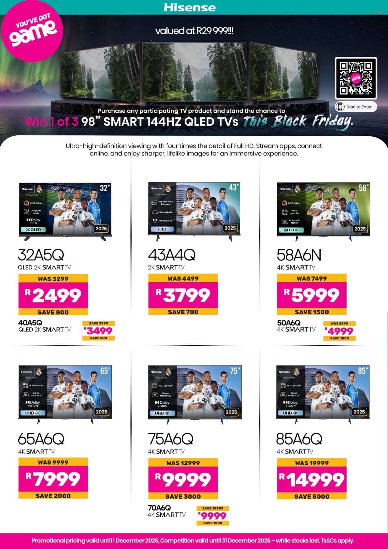 GAME specials - Hisense (2025-10-31 - 2025-12-01) | 2