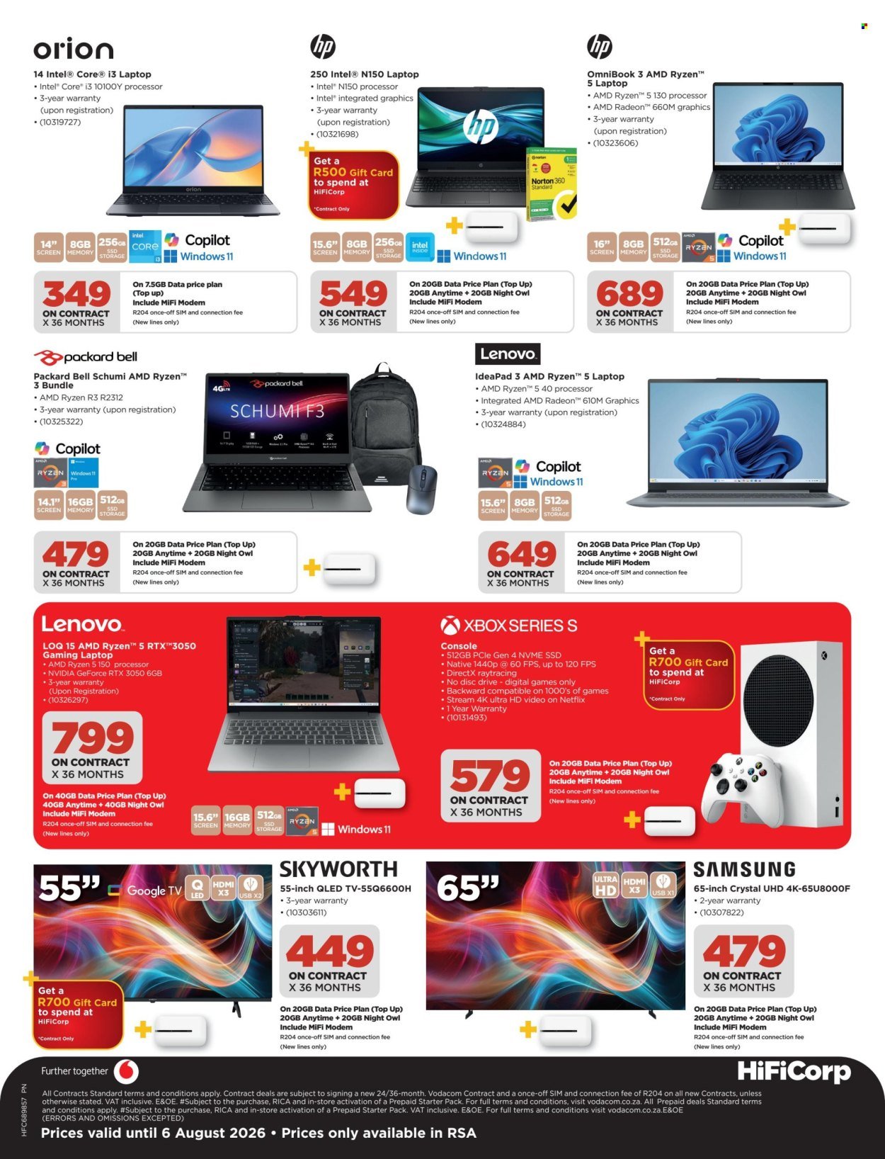 HIFI CORP specials - From Tuesday 7 Jul 2026