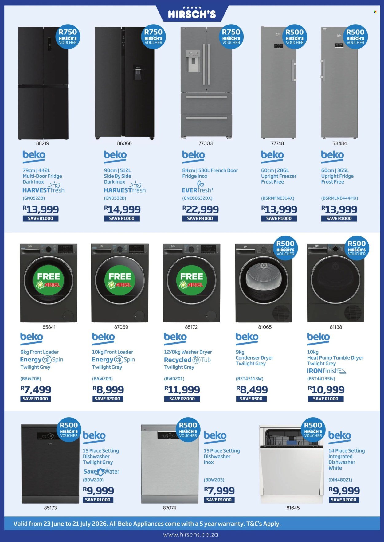 HIRSCH'S specials - From Tuesday 23 Jun 2026