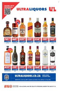 ULTRA LIQUORS specials - From Monday 1 Jun 2026