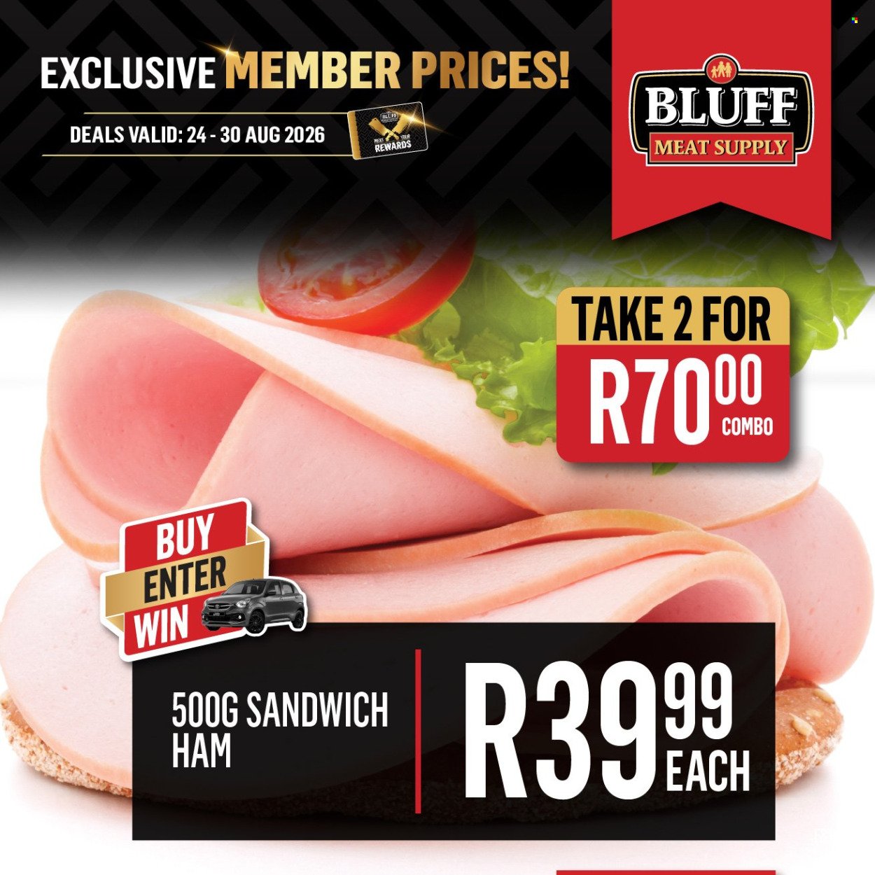 BLUFF MEAT SUPPLY specials - From Monday 24 Aug 2026