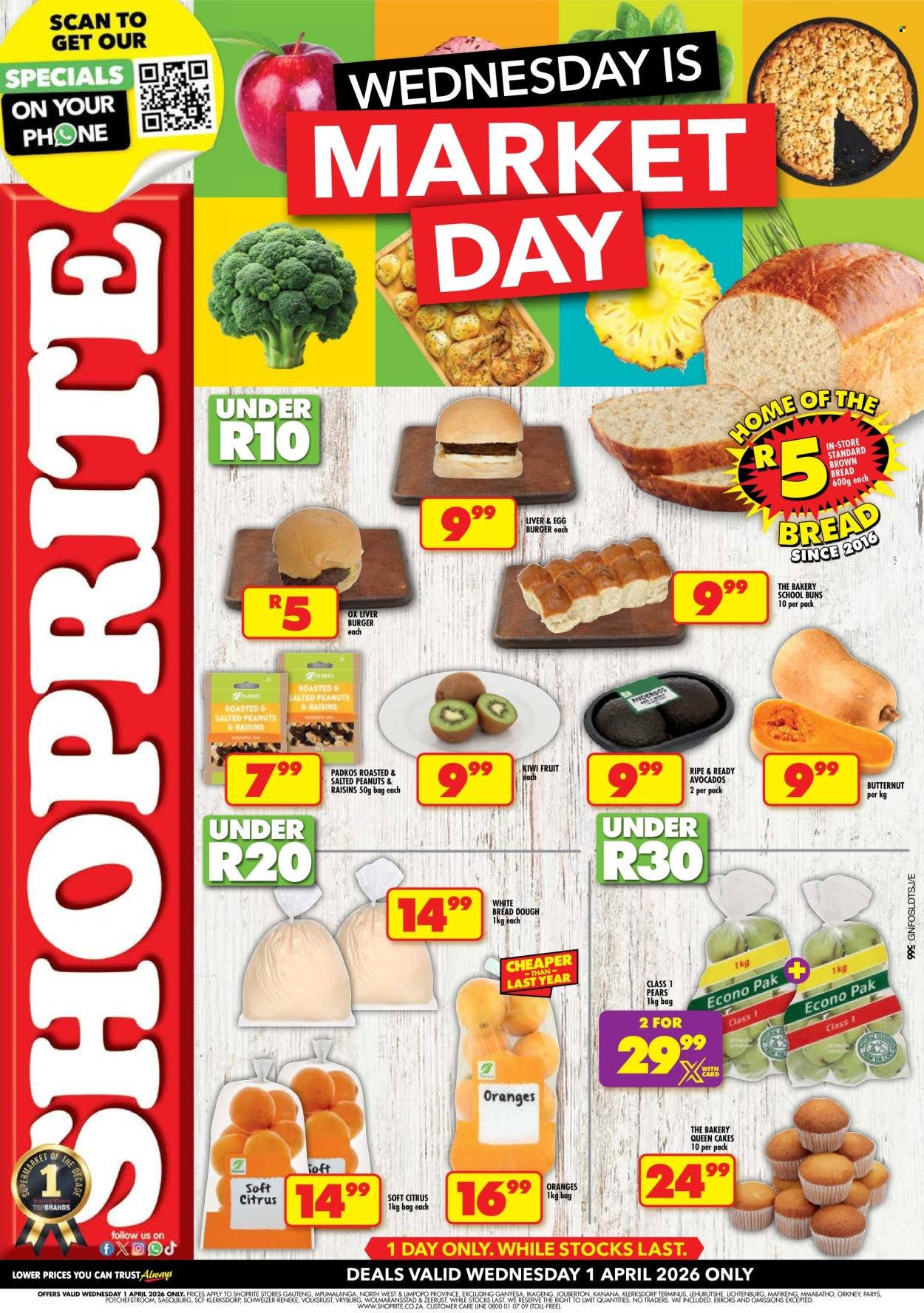 SHOPRITE specials - Market Day Deals (2026-04-01 - 2026-04-01) | 1