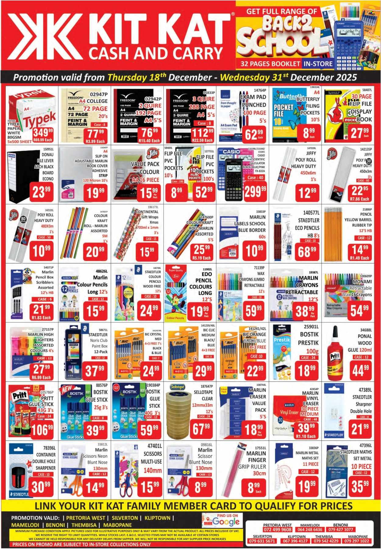 KIT KAT CASH & CARRY specials - From Thursday 18 Dec 2025 (2025-12-18 - 2025-12-31) | 3