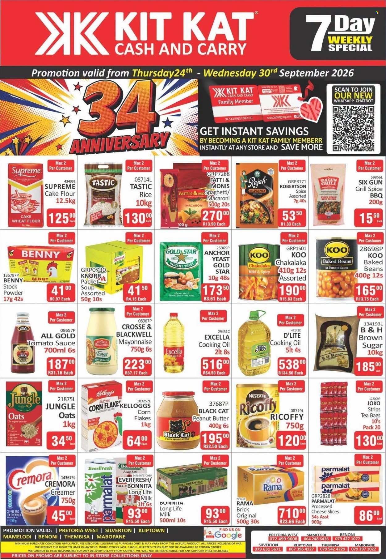 KIT KAT CASH & CARRY specials - Weekly Specials
