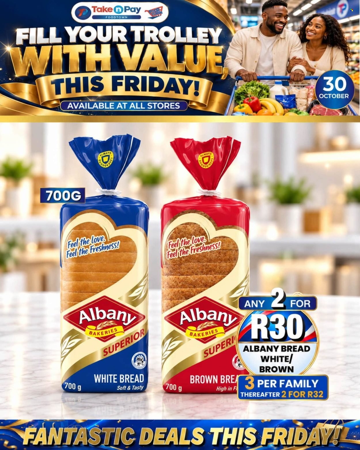 TAKE N PAY specials - From Friday 30 Oct 2026