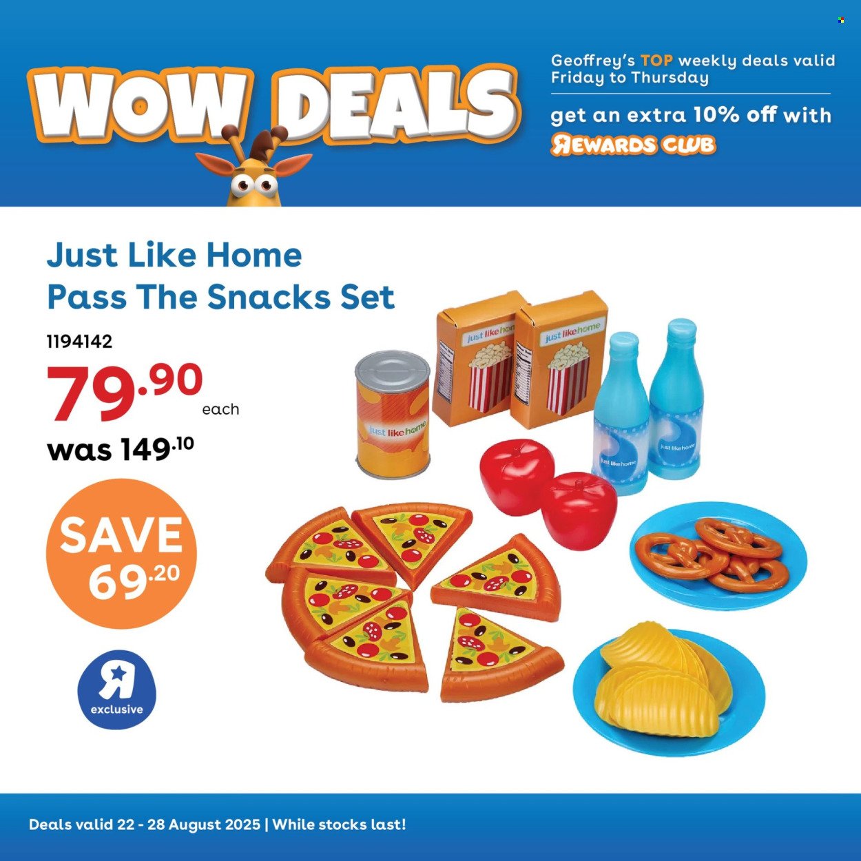 TOYS R US specials - From Friday 22 Aug 2025 (2025-08-22 - 2025-08-28) | 1