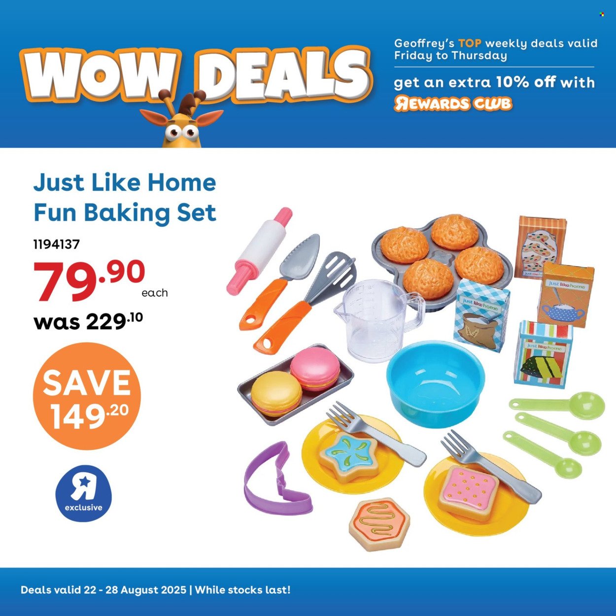 TOYS R US specials - From Friday 22 Aug 2025 (2025-08-22 - 2025-08-28) | 2