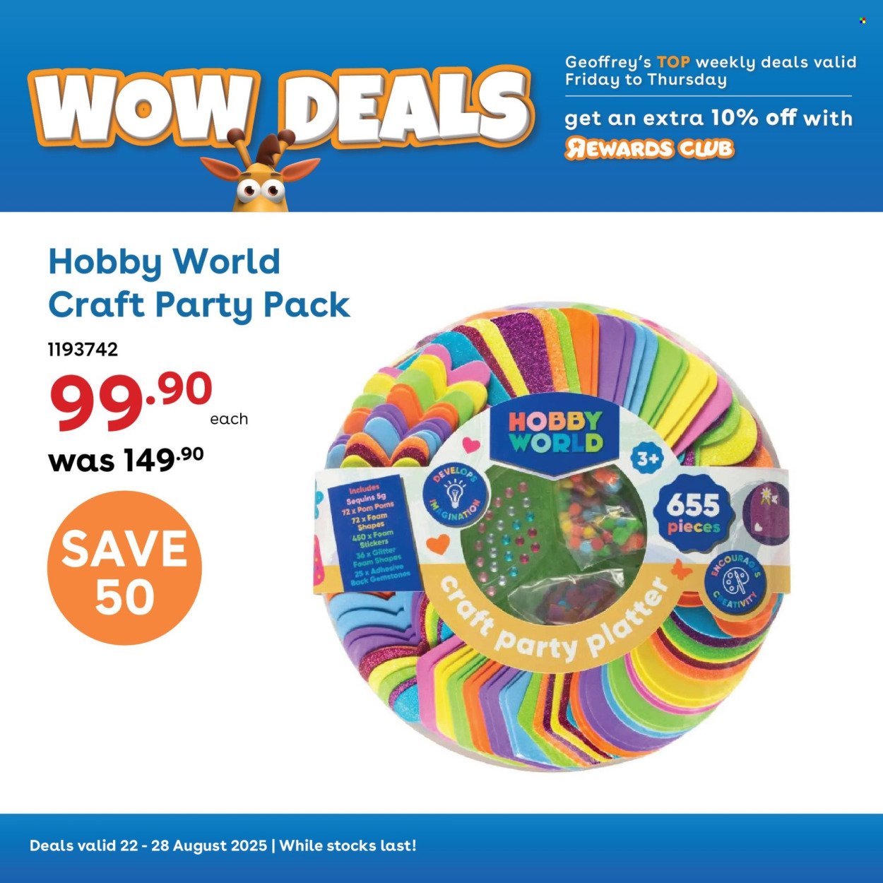 TOYS R US specials - From Friday 22 Aug 2025 (2025-08-22 - 2025-08-28) | 7