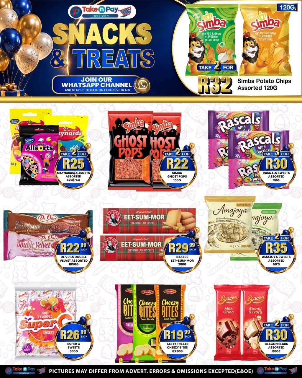 TAKE N PAY specials - From Monday 7 Sept 2026