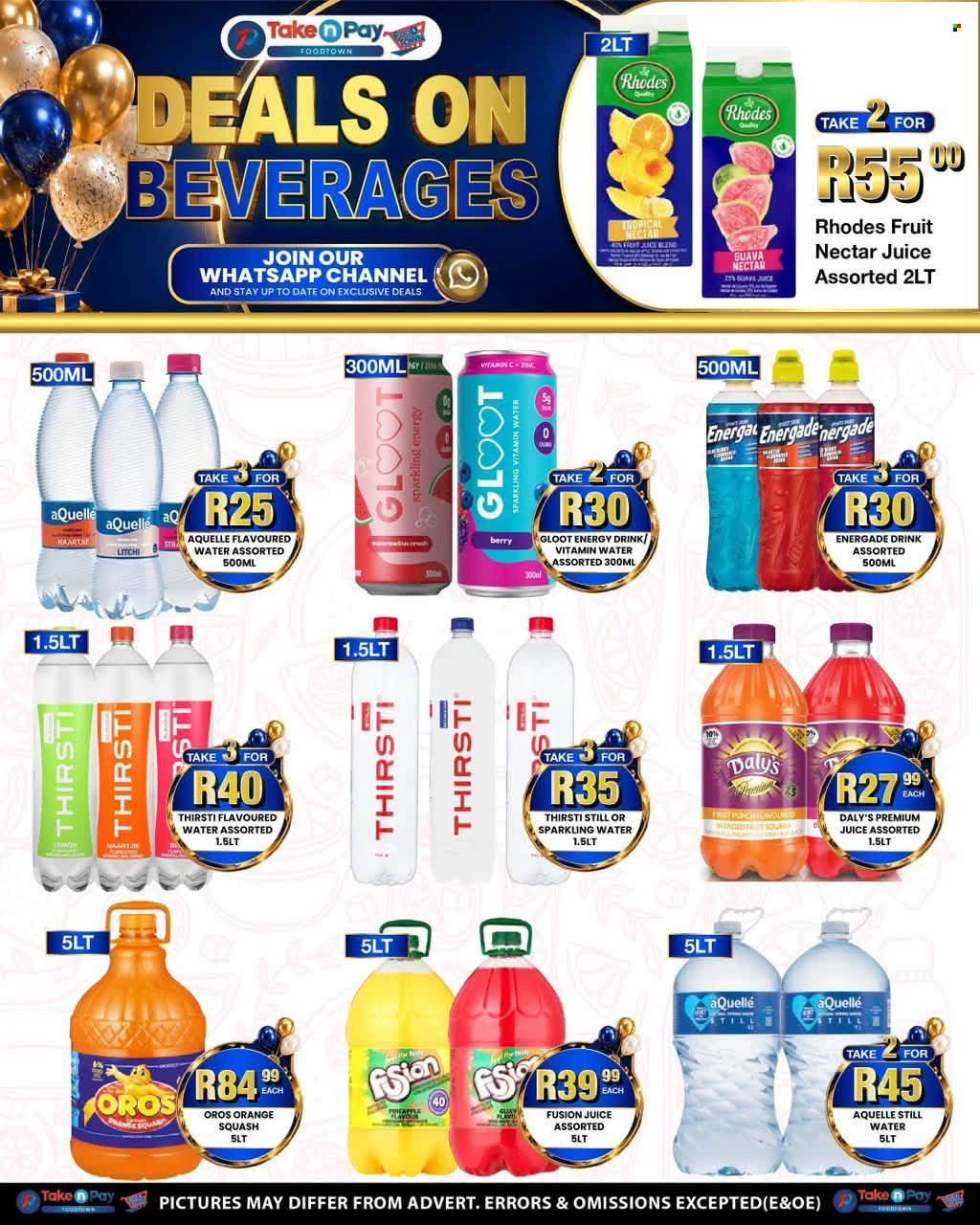 TAKE N PAY specials - From Monday 7 Sept 2026