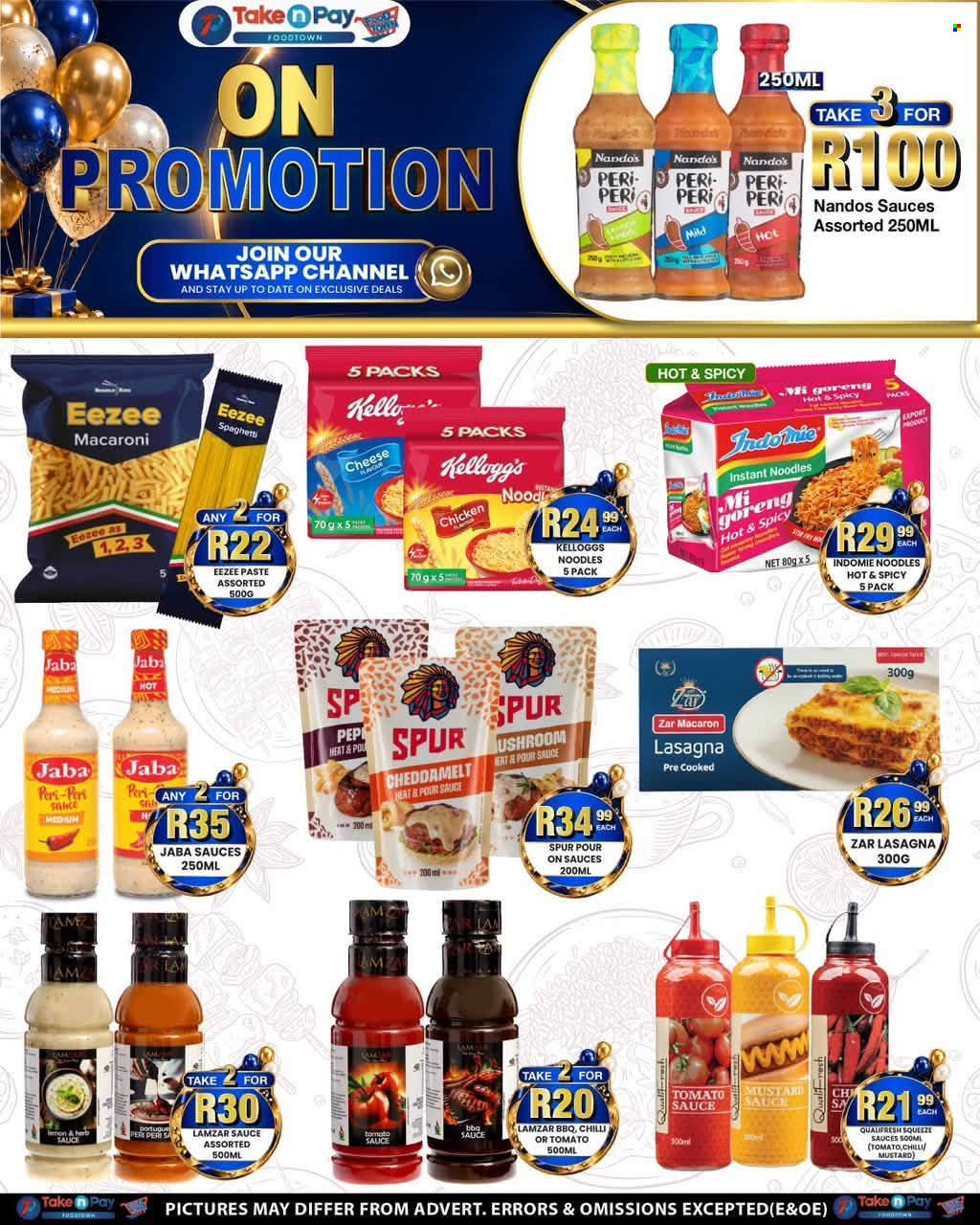 TAKE N PAY specials - From Monday 7 Sept 2026