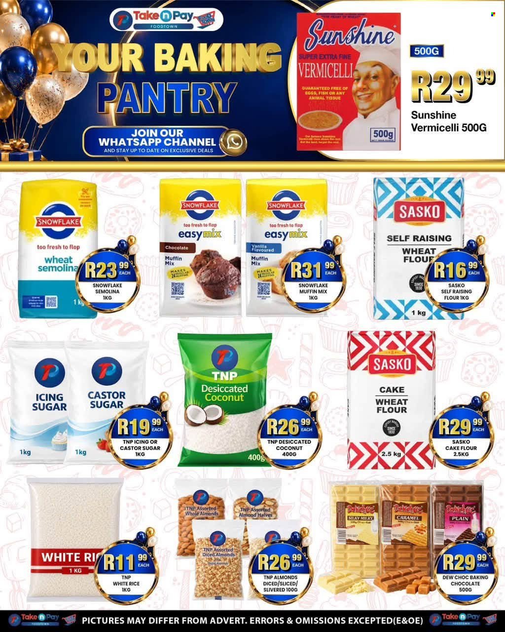TAKE N PAY specials - From Monday 7 Sept 2026