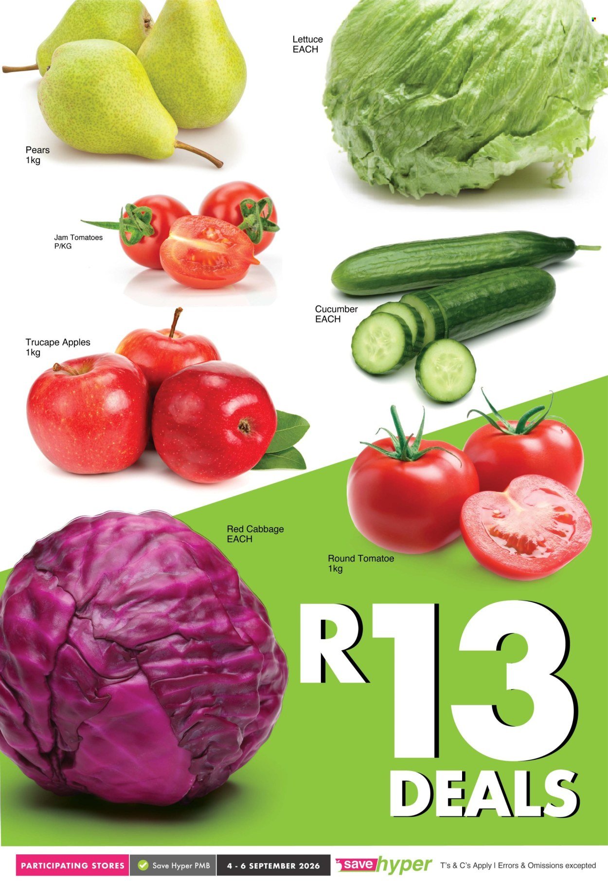 SAVE specials - From Friday 4 Sept 2026