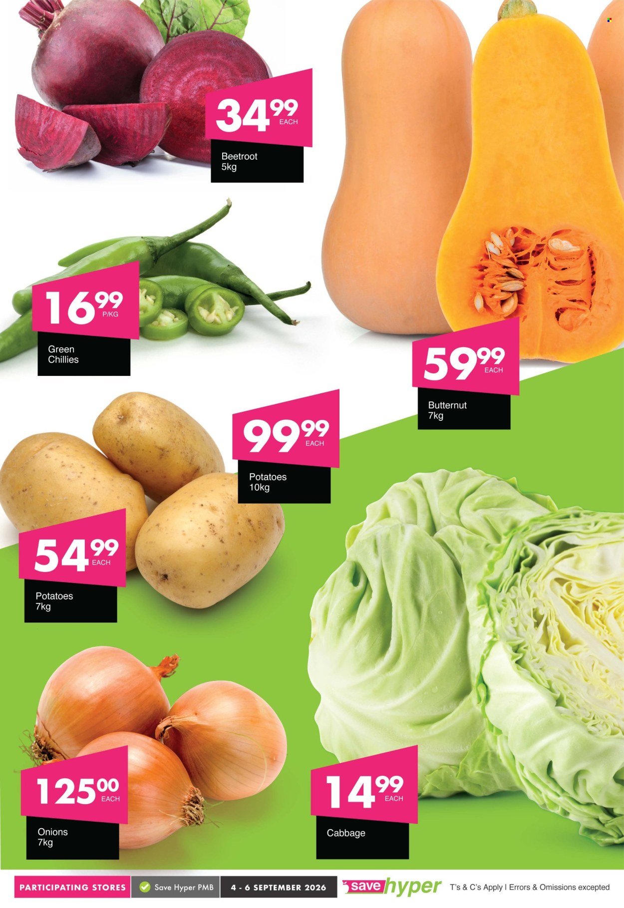 SAVE specials - From Friday 4 Sept 2026