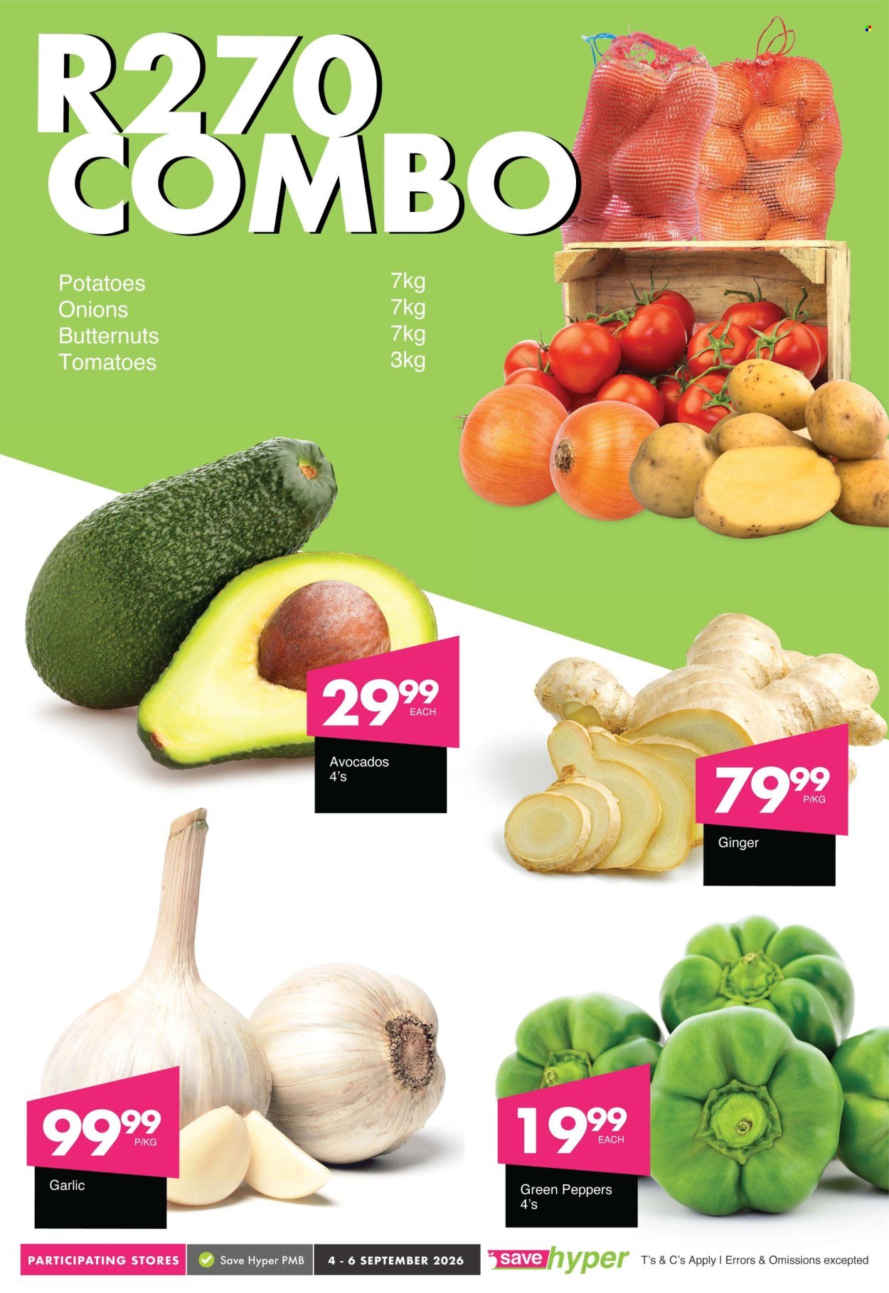 SAVE specials - From Friday 4 Sept 2026