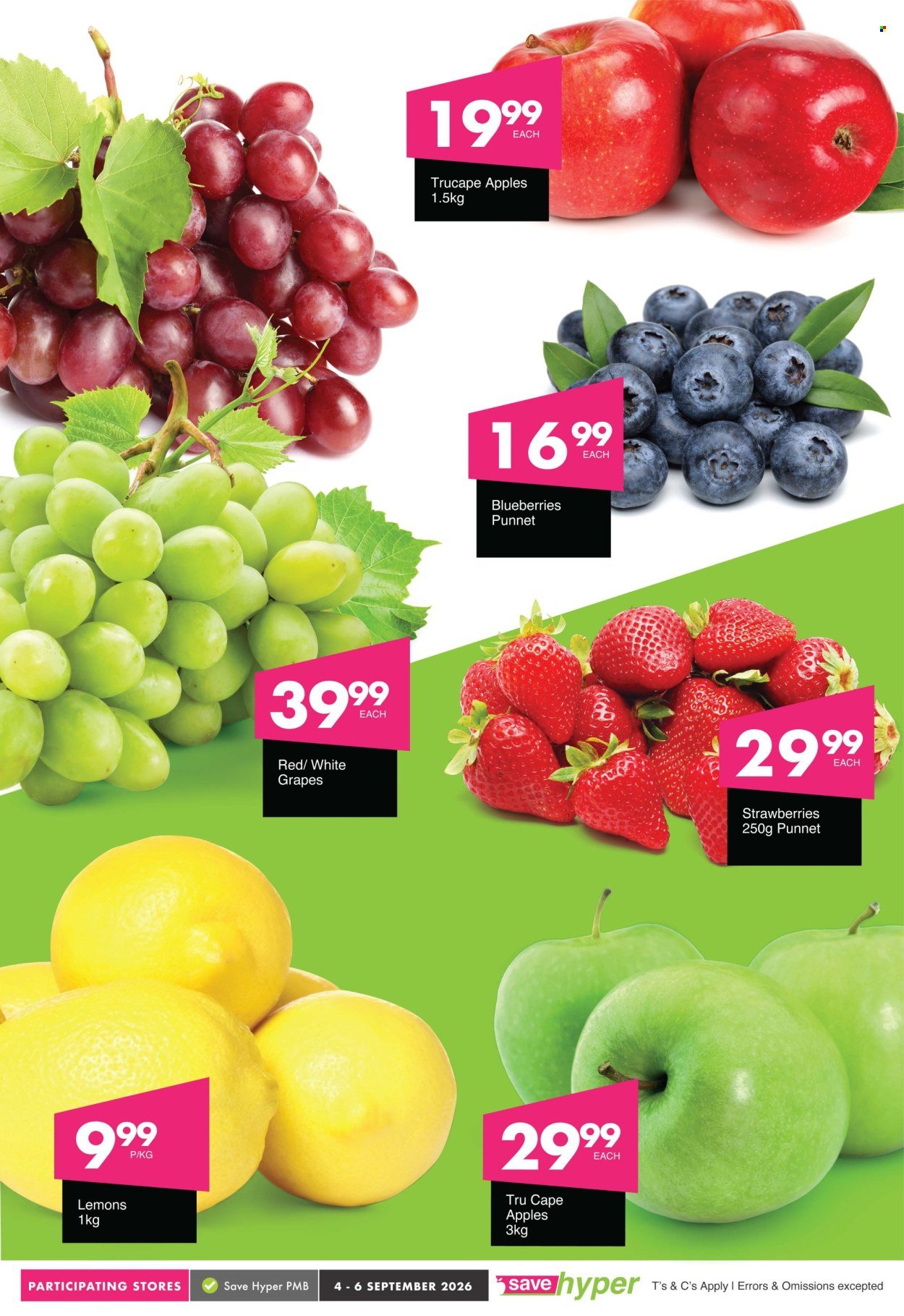 SAVE specials - From Friday 4 Sept 2026